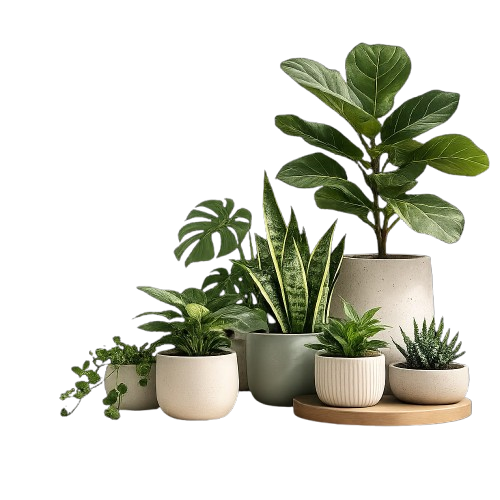 กลุ่มต้นไม้สไตล์พรีเมียม